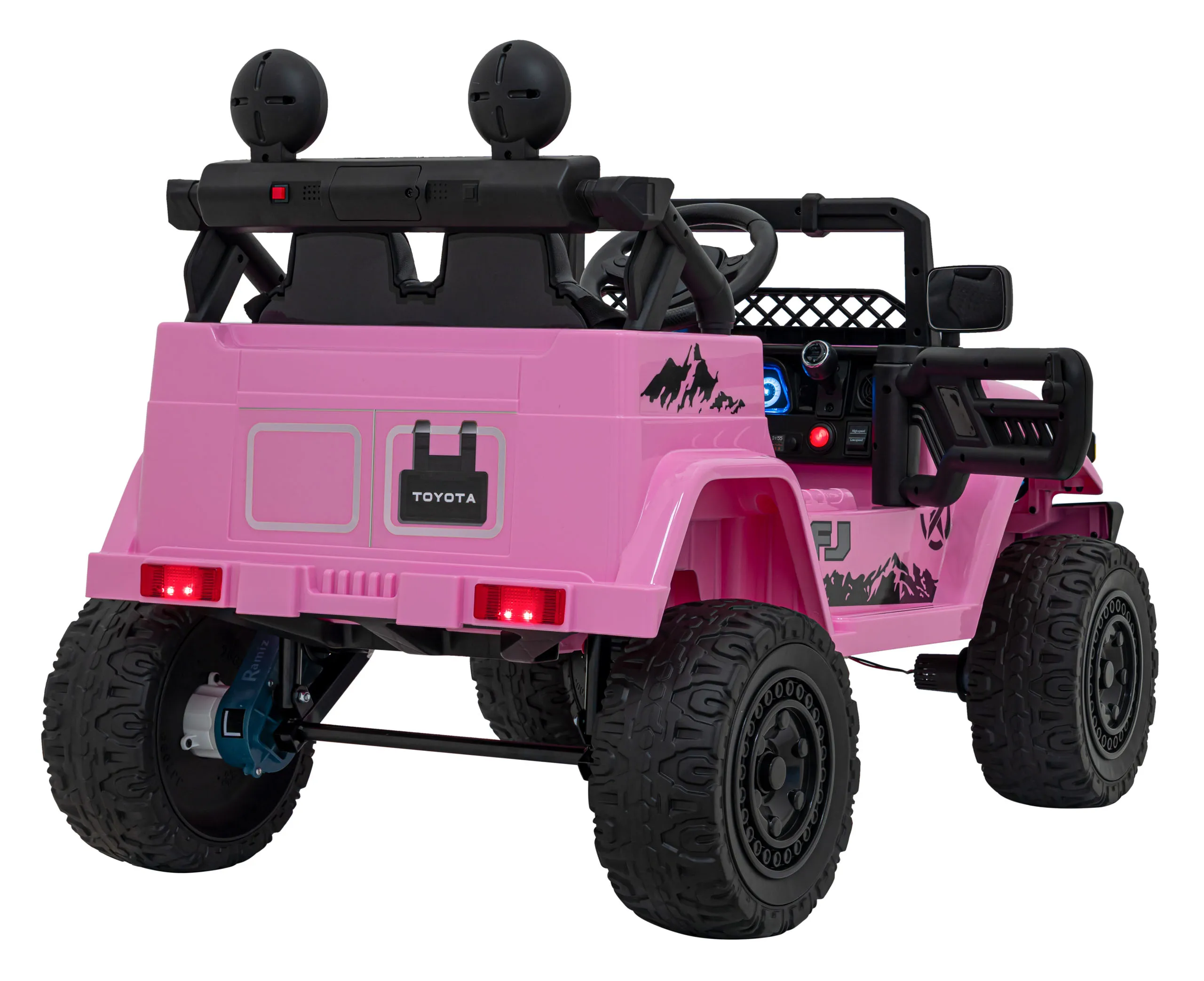 toyota fj cruiser, auto na akumulator, roza - slika 8