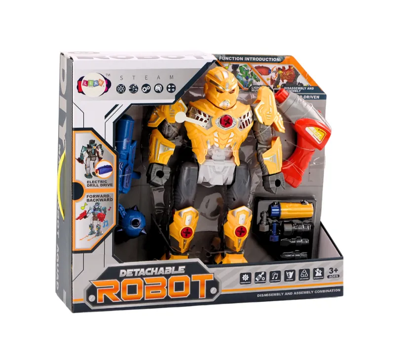 robot s odvijačem i efektima žuti - slika 5