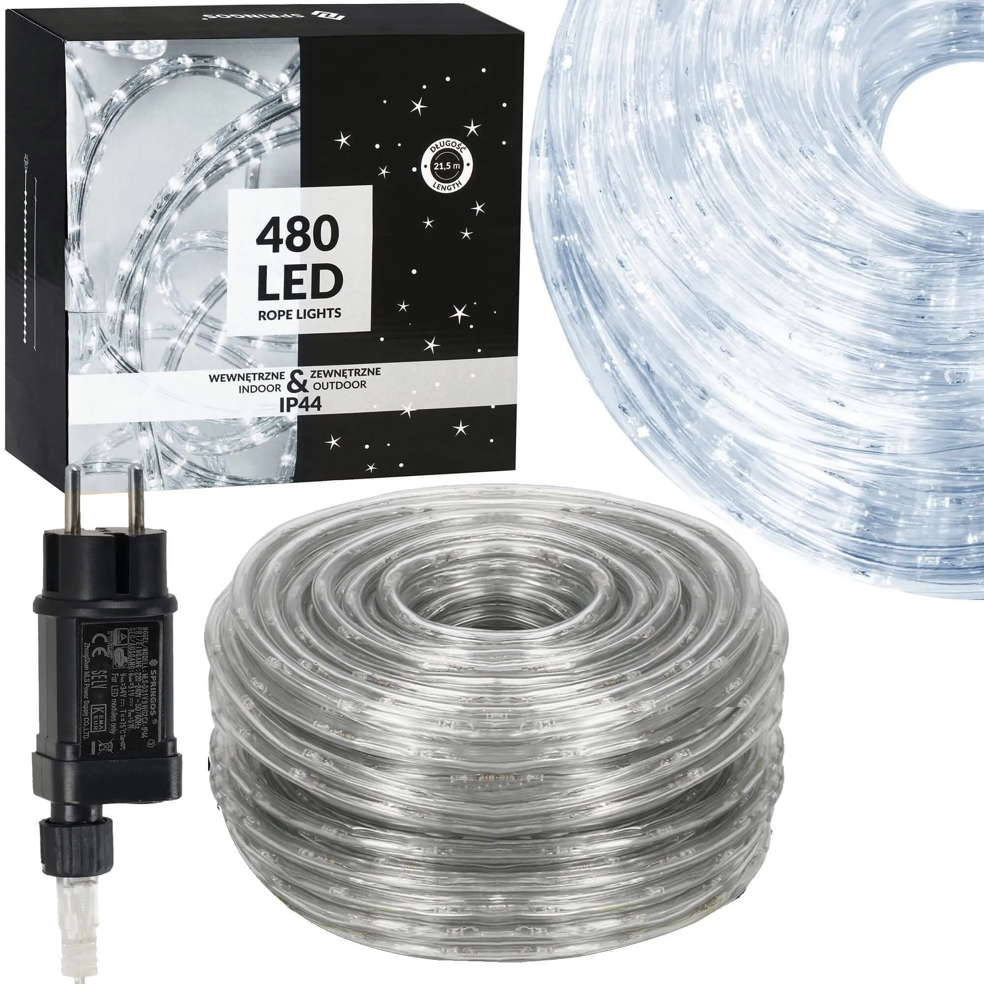 led svjetlosno crijevo 480 led hladno bijela - slika 10