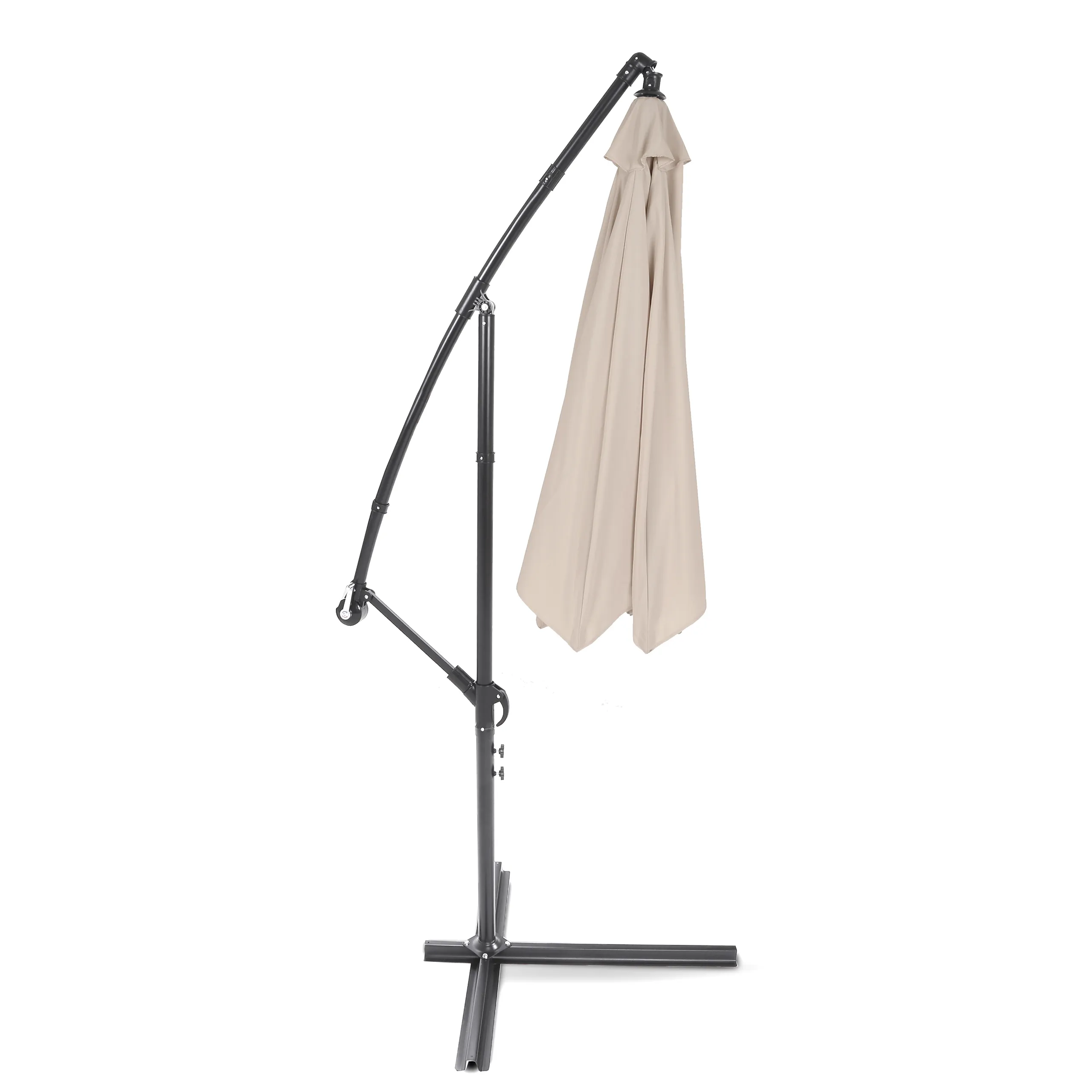 suncobran malabo 300 cm siva / ecru - slika 4