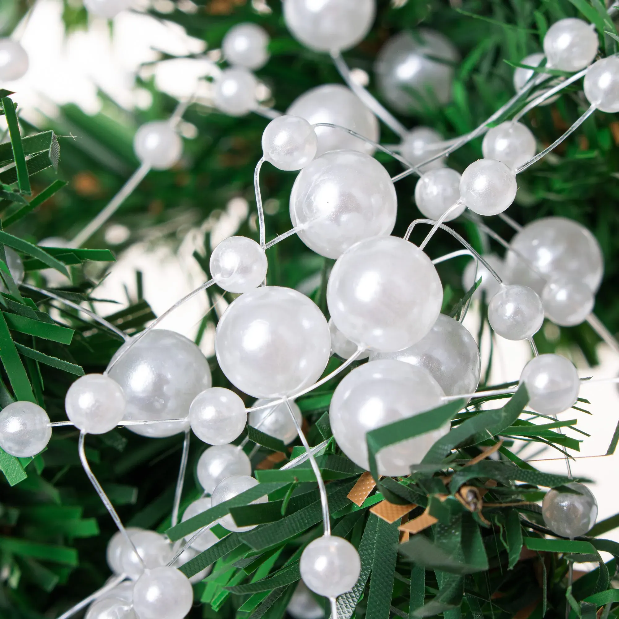umjetni biseri 8+3 mm 5m bijeli - slika 4