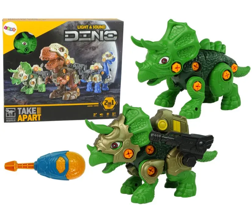 dinosaur diy zeleni sa zvukovima i svijetlom - slika 2
