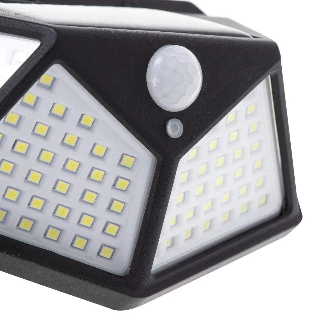 solarna svjetiljka sa senzorom pokreta 100 led lampica - slika 4