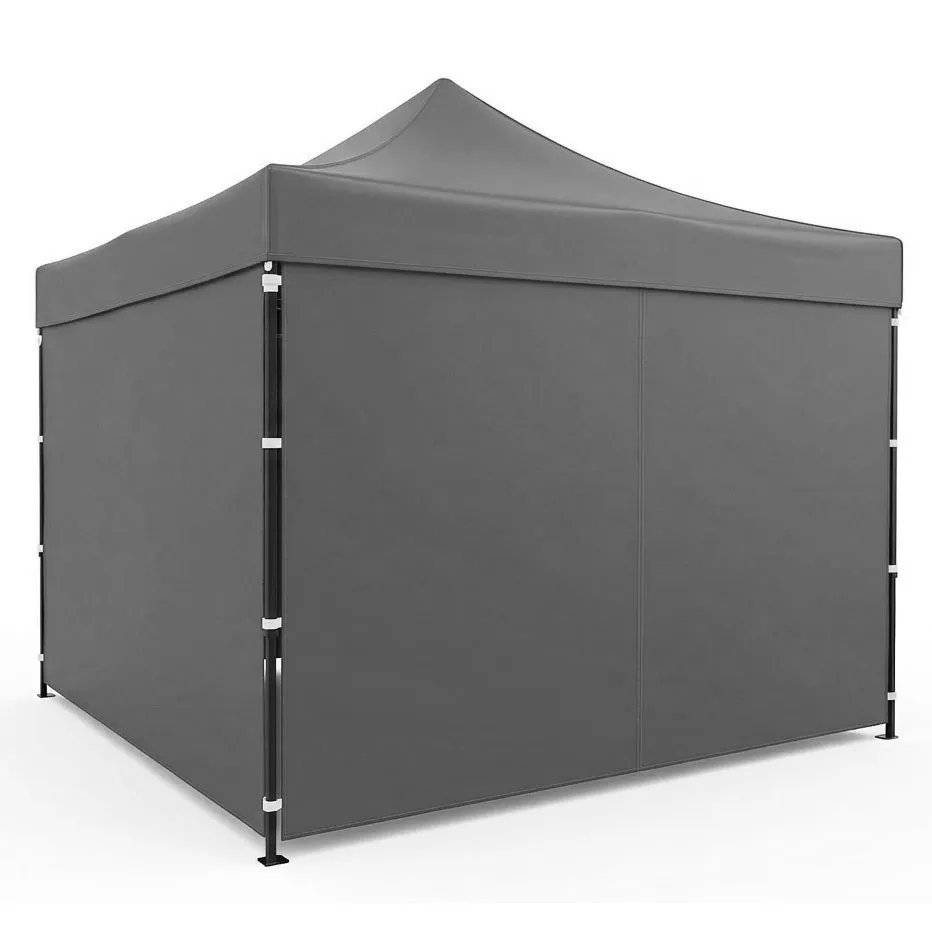 multigarden automatski samosklapajući vrtni paviljon 3 × 3 m, sivi - slika 5