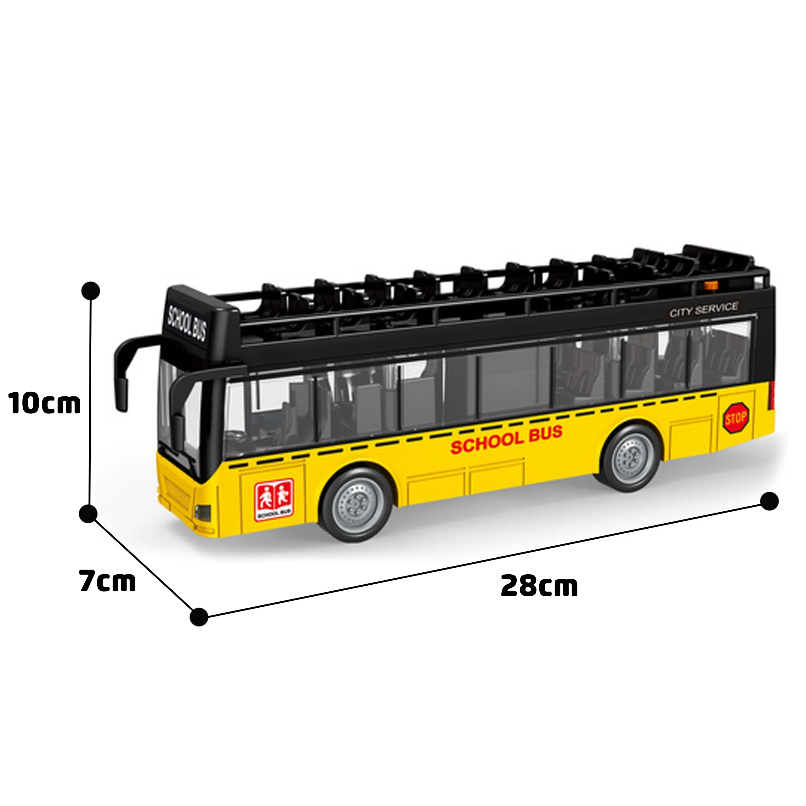 woopie autobus s svjetlosnim zvukovima na frikcijski pogon 1:16 - slika 5