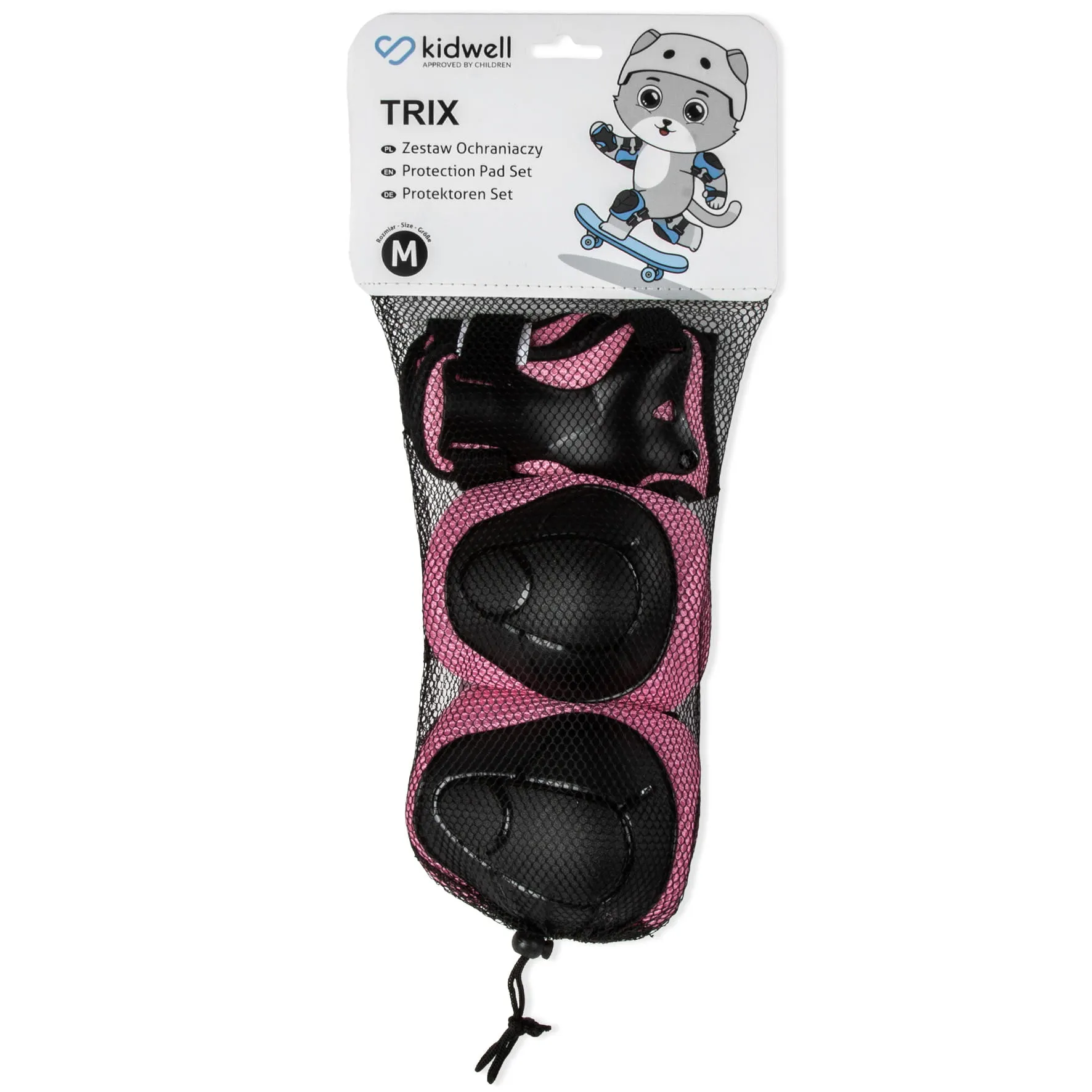 kidwell trix set zaštitne opreme m pink - slika 12