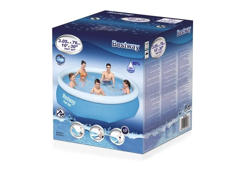 bestway bazen na napuhavanje 305 x 76 cm - slika 5