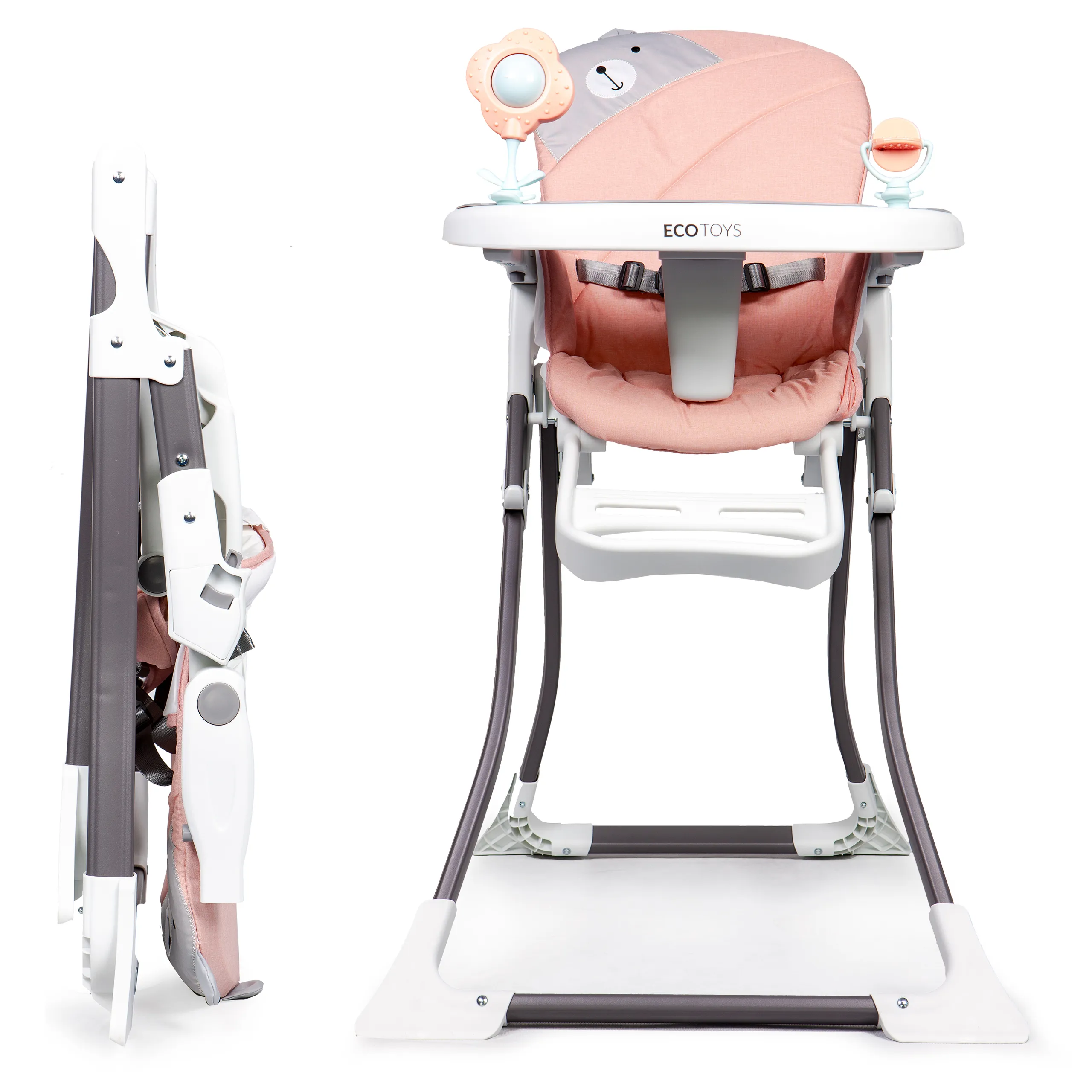 ecotoys hc301 hranilica za bebu roza - slika 3