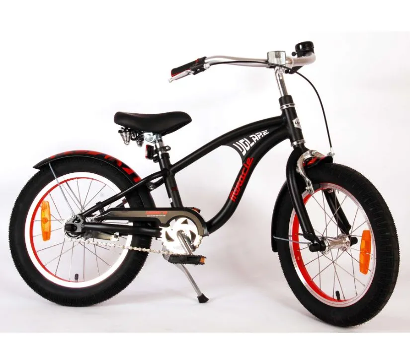 dječji bicikl miracle cruiser 16" mat crni - slika 4