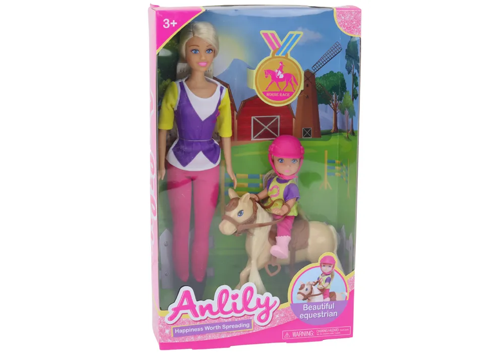 anlily set lutaka s djetetom i ponijem, farma konja - slika 4