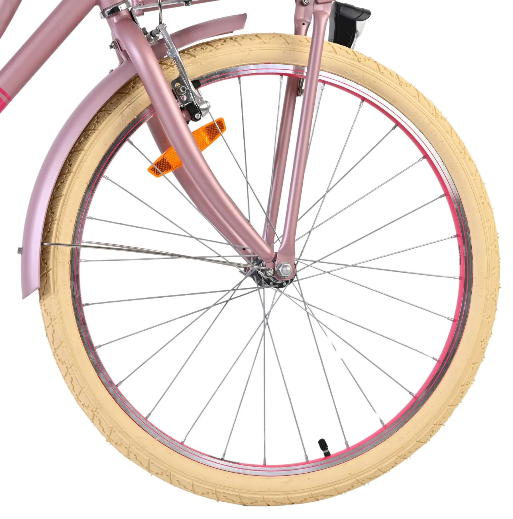 volare dječji bicikl excellent 24″ mat ružičaste boje - slika 4