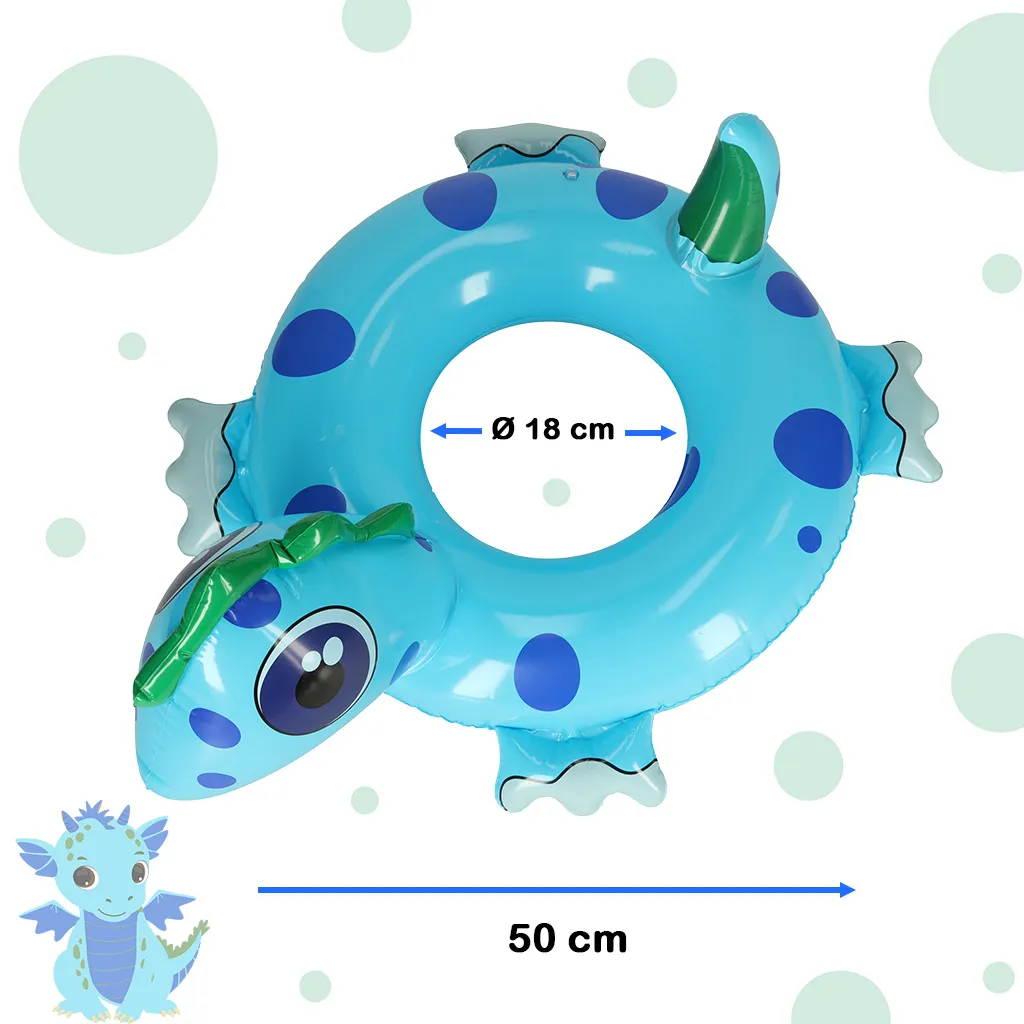 kolut na napuhavanje dinosaur plavi 50cm - slika 4