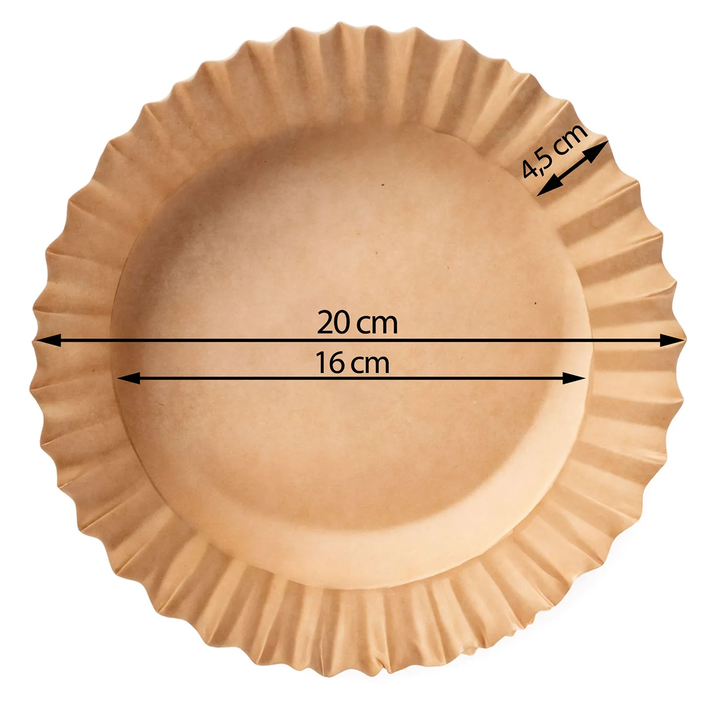 papir za pečenje za fritezu 20 cm berdsen - 50 kom - slika 5