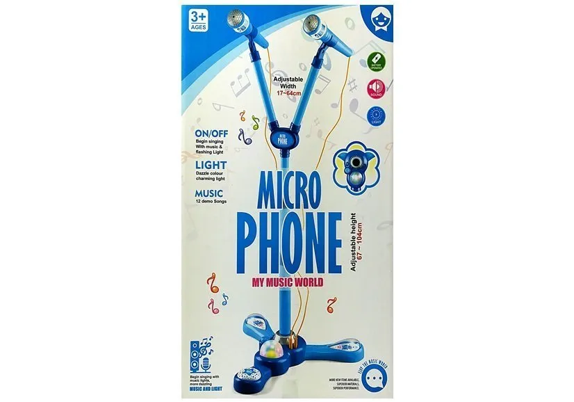 set plavog mikrofona za karaoke - slika 8
