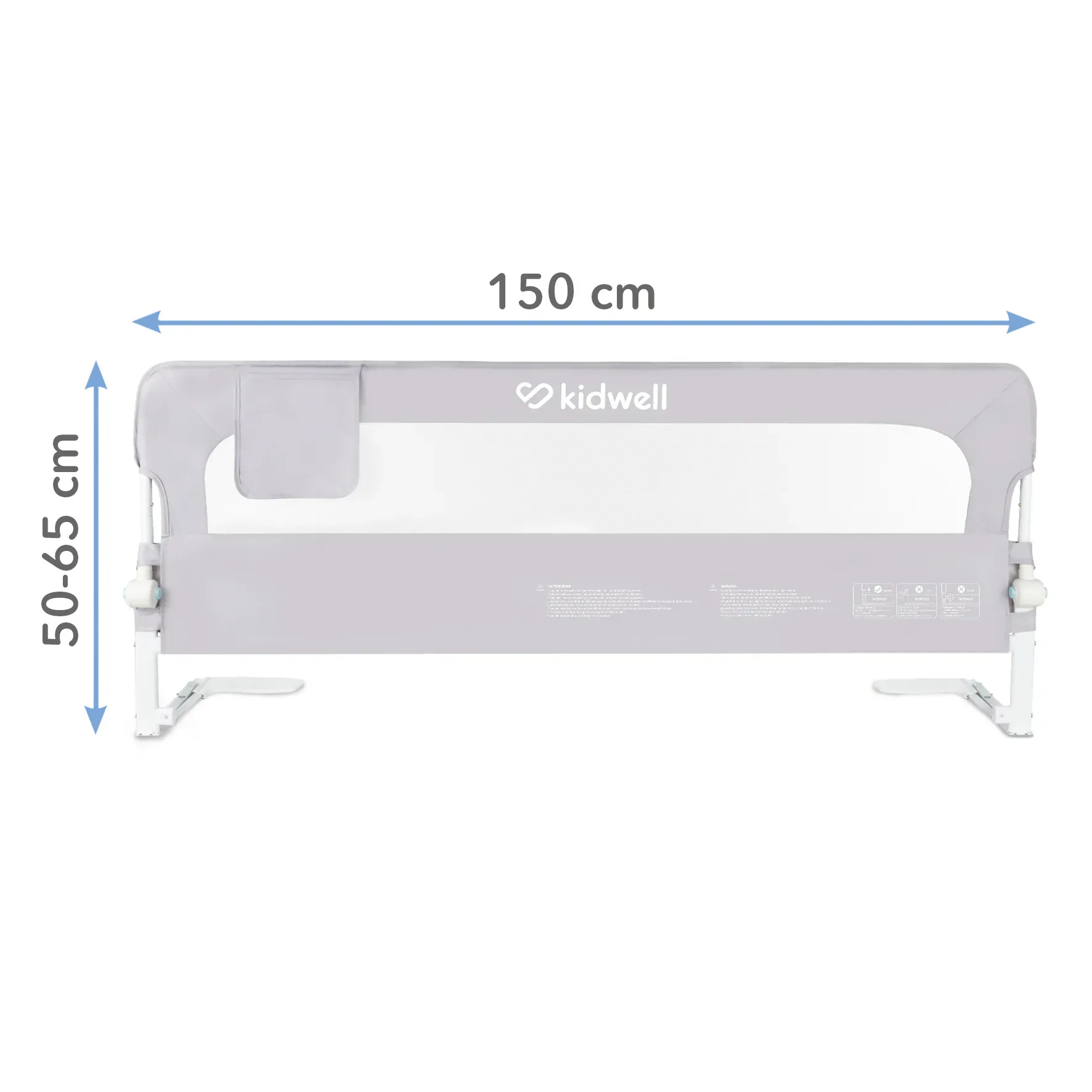 kidwell sigurnosna ograda za krevet cori 150 cm - slika 10