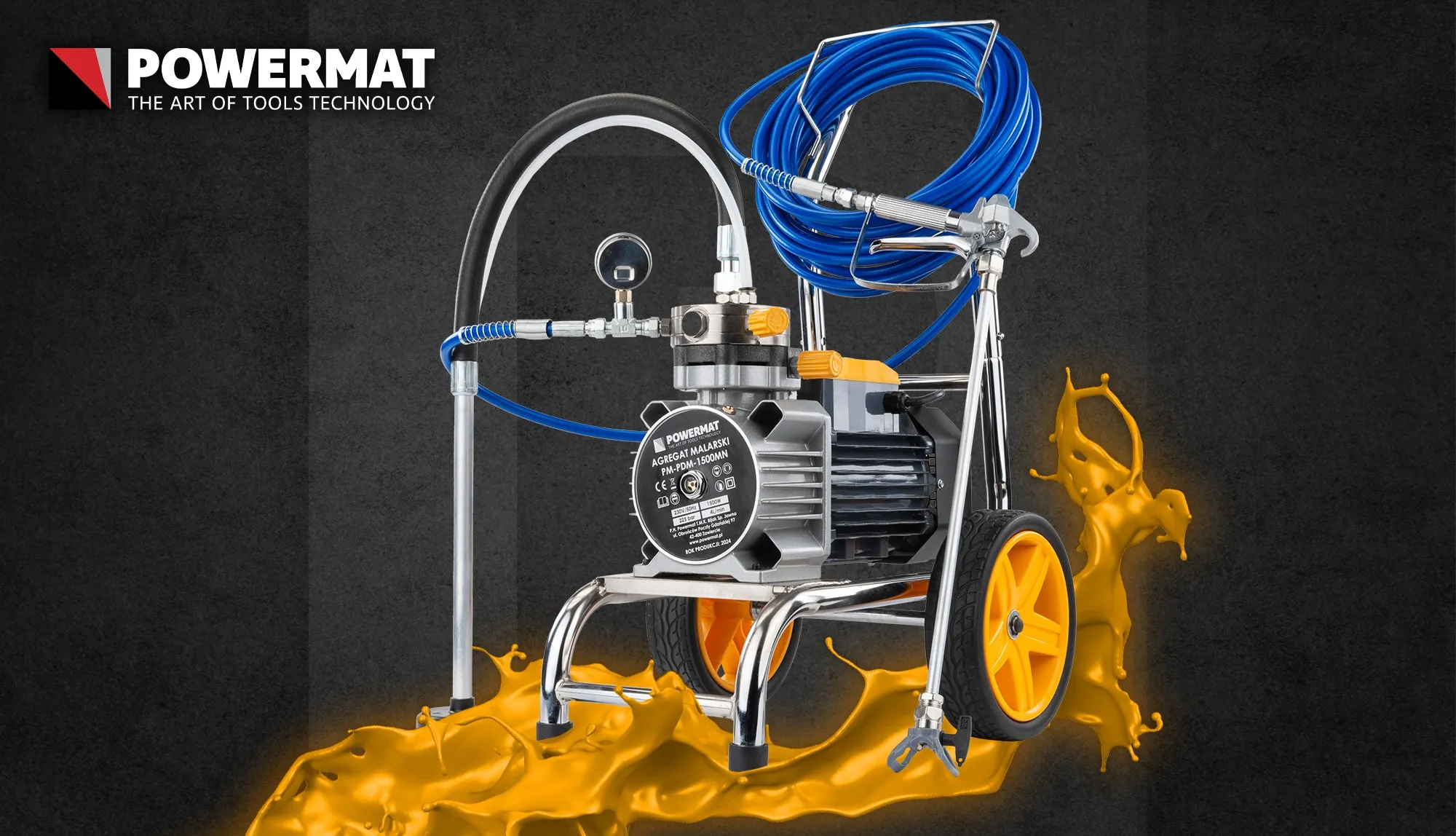 powermat hidrodinamički agregat za bojanje 1500 w pm-pdm-1500mn - slika 4
