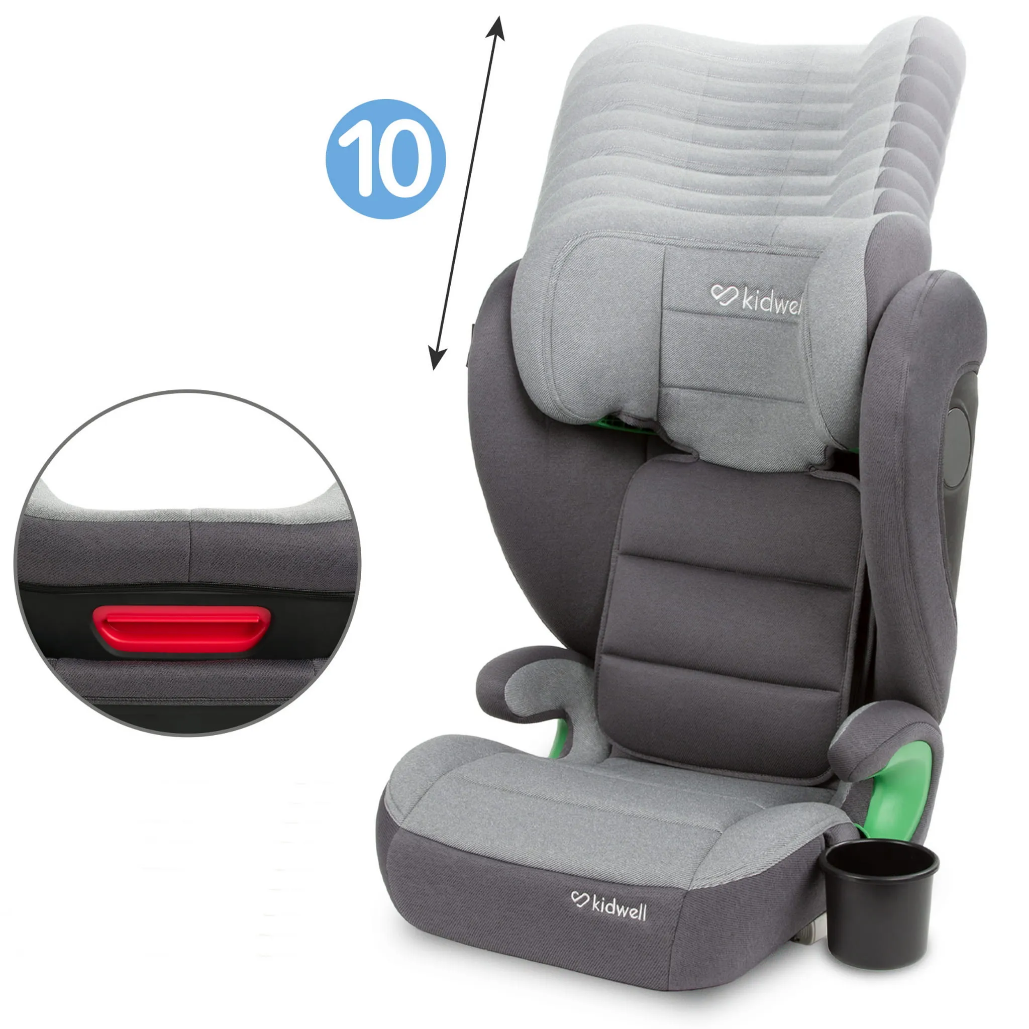 weston tamno siva autosjedalica - slika 7