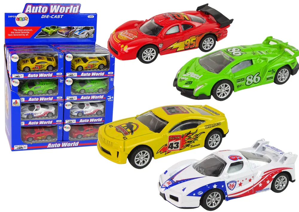 Resorak sportski trkači automobili 4 boje 1:43 - Pribislavec