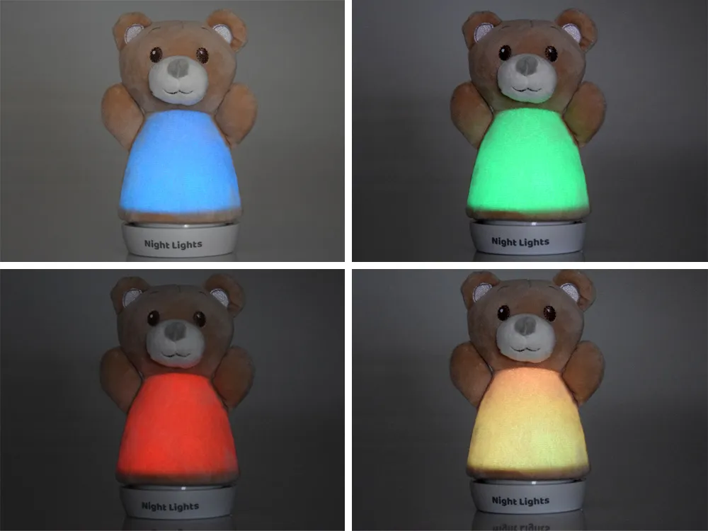 svjetleći medo noćna lampa - slika 5