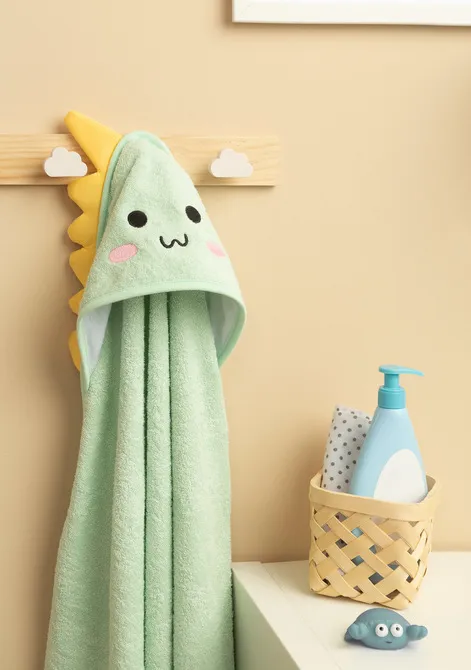 bathfriends ručnik za djecu 100x100 dino mint - slika 5