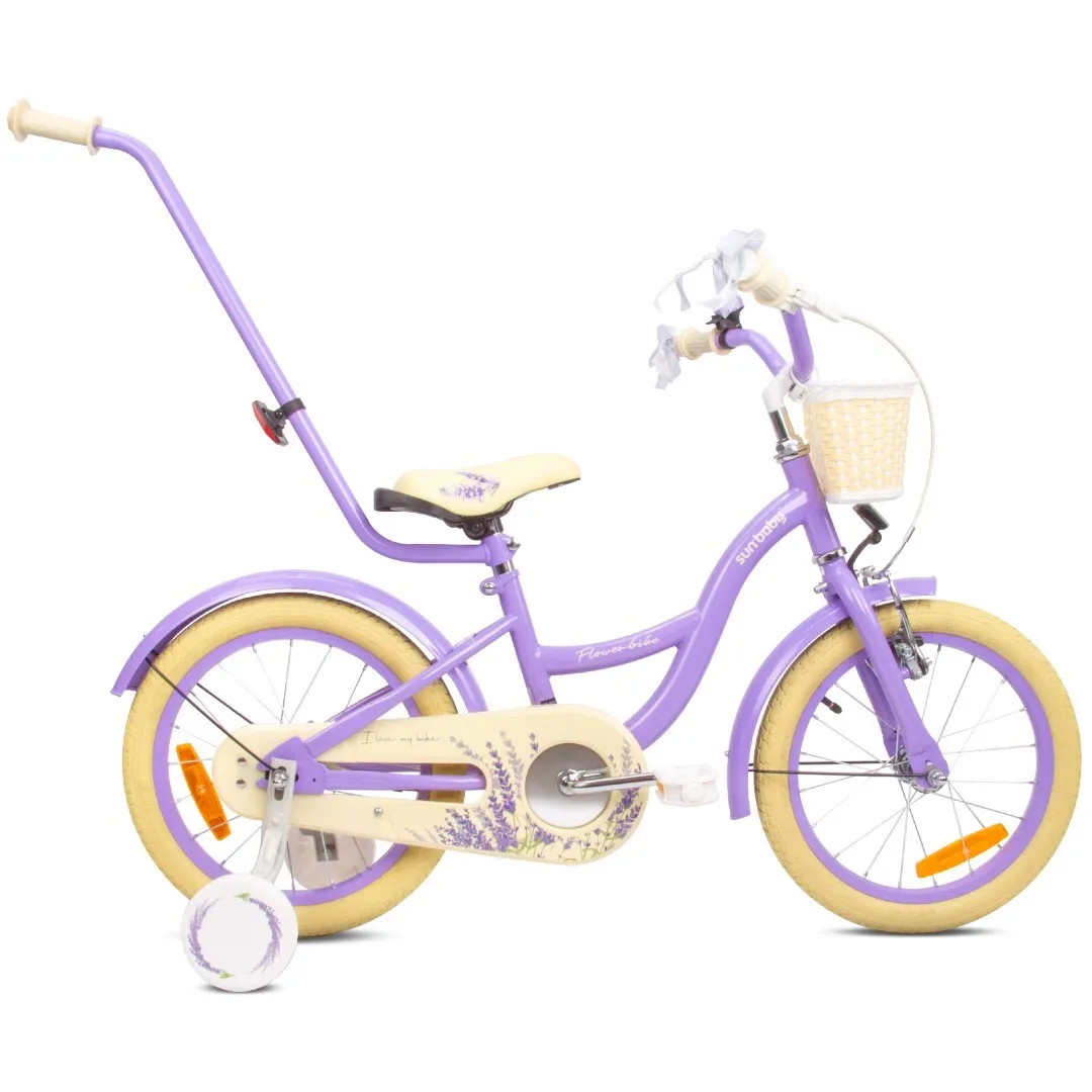 dječji bicikl guralica flower 16" - lavanda - slika 11