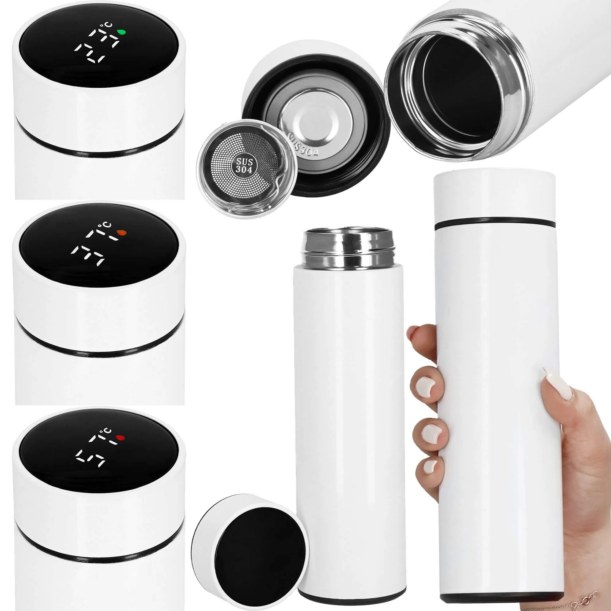 termos 500 ml bijela - slika 6