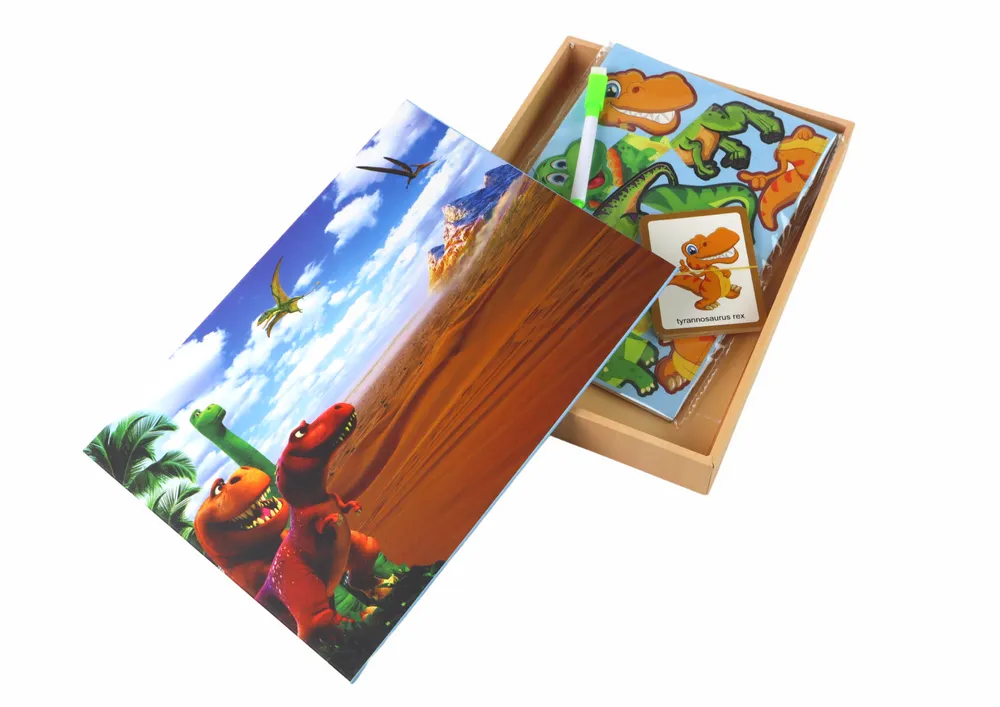 set edukativnih magnetskih slagalica s dinosaurima - slika 3