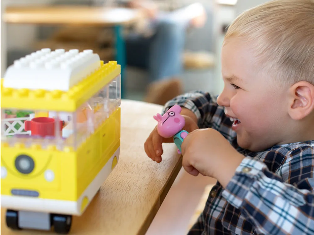 peppa pig kamper s kockicama 52kom - slika 7