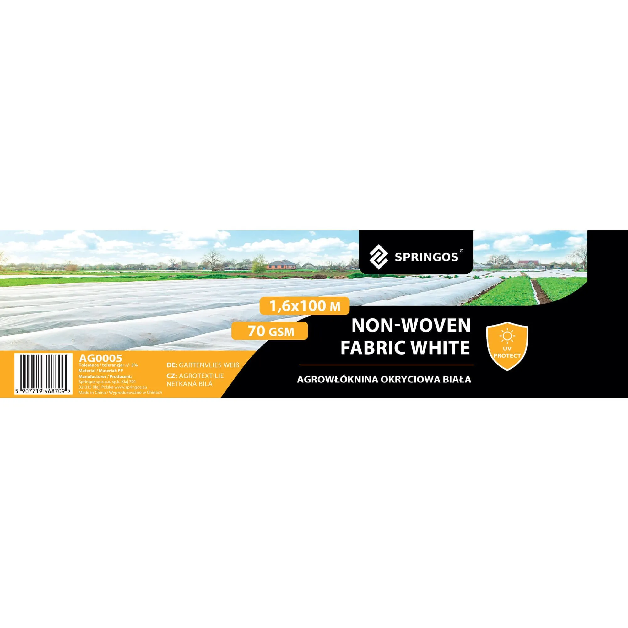 pokrov agrotekstil bijeli 70 gsm 1,6 x 100 m - slika 9