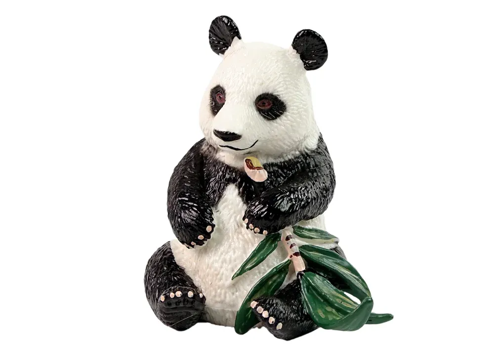 Kolekcionarska figurica velika panda s bambusom - Pribislavec