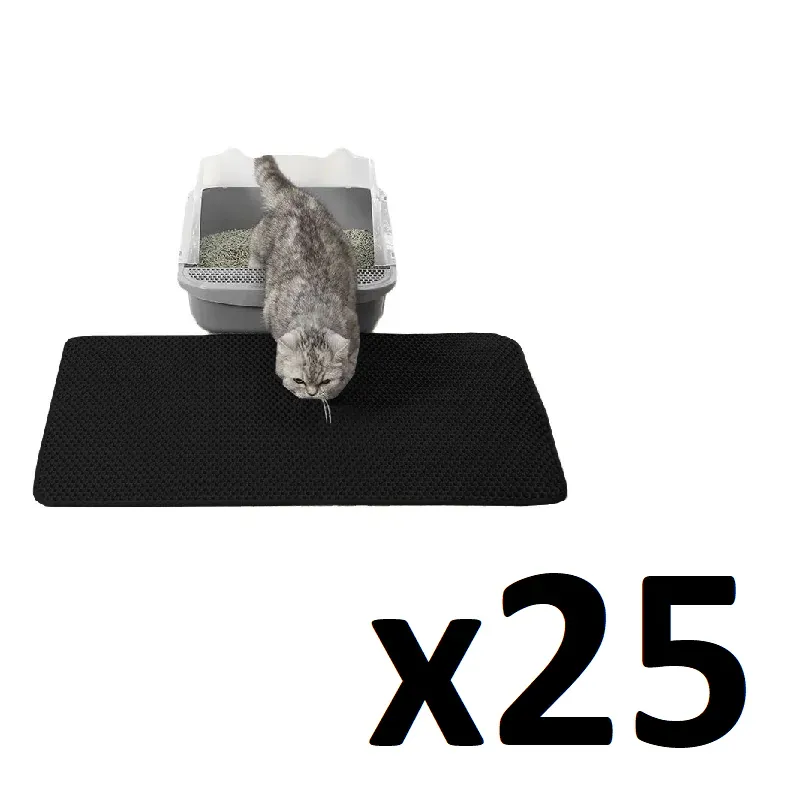 podloga za kutiju za pijesak 60x45cm - crna x 25 - slika 2