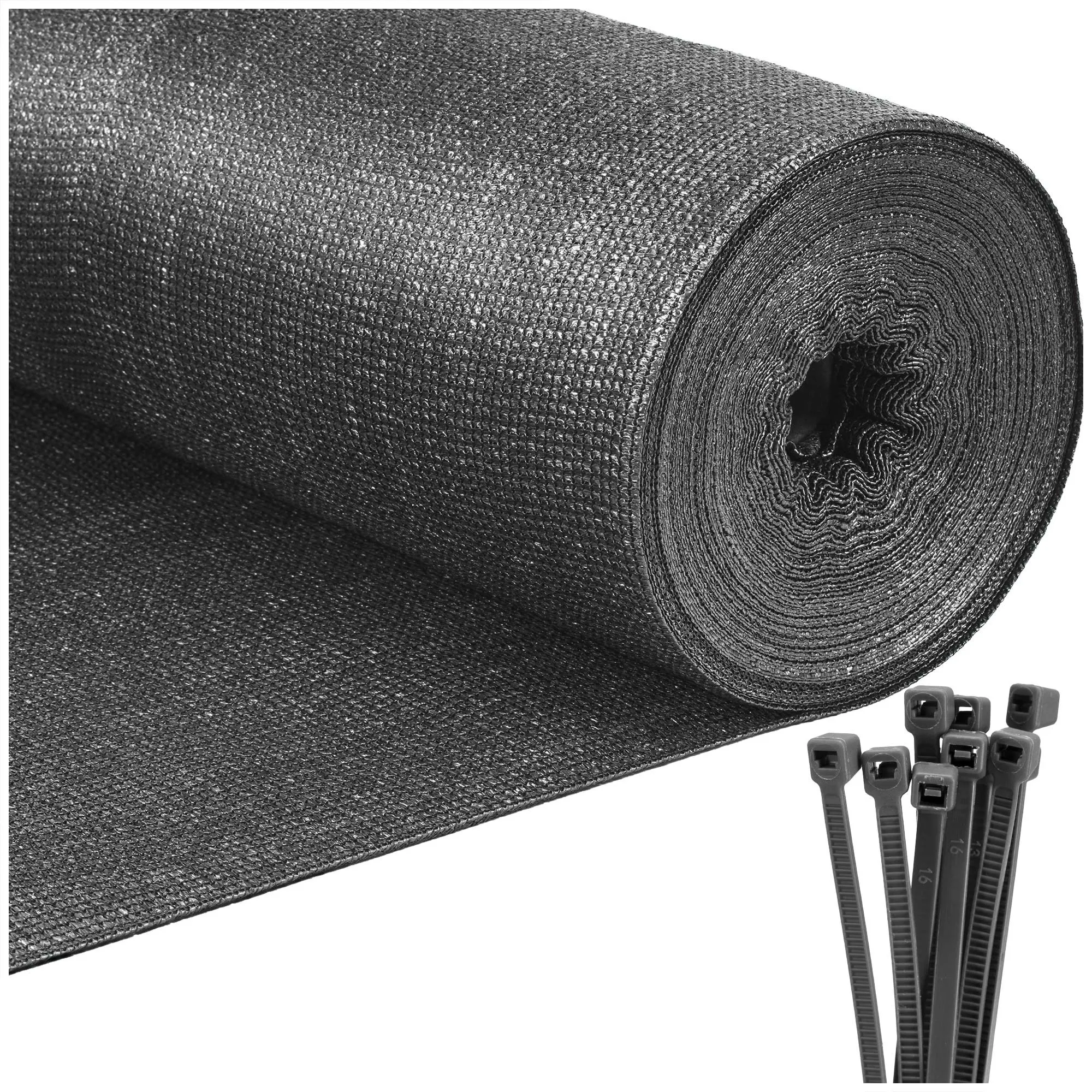 mreža za sjenu svijetli antracit 65 gsm 1,5 x 25 m - slika 5