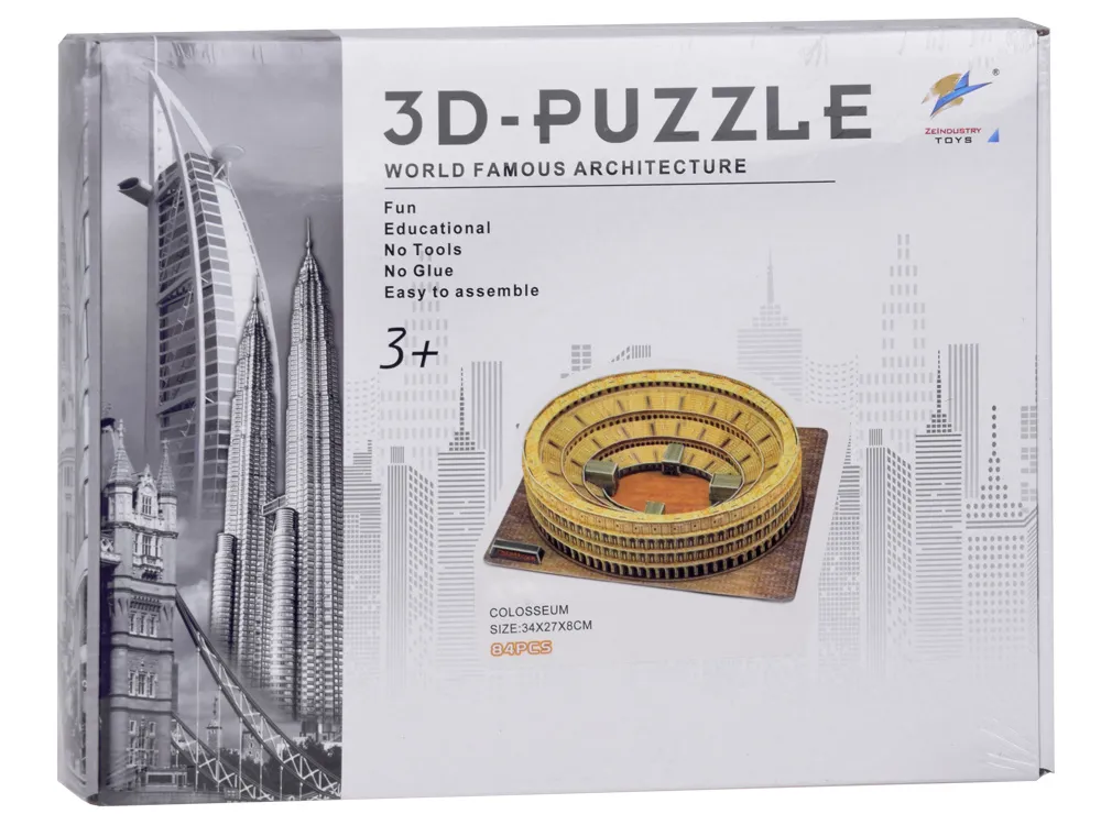 3d puzzle rimski koloseum - slika 6