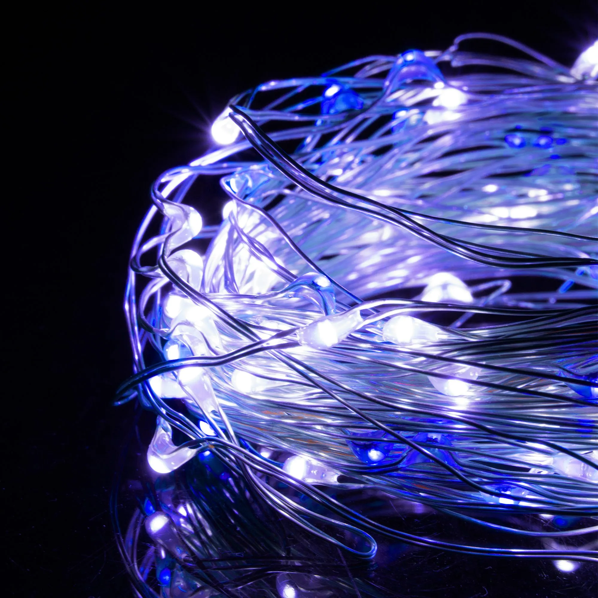 lampice na baterije, 100 led - slika 4