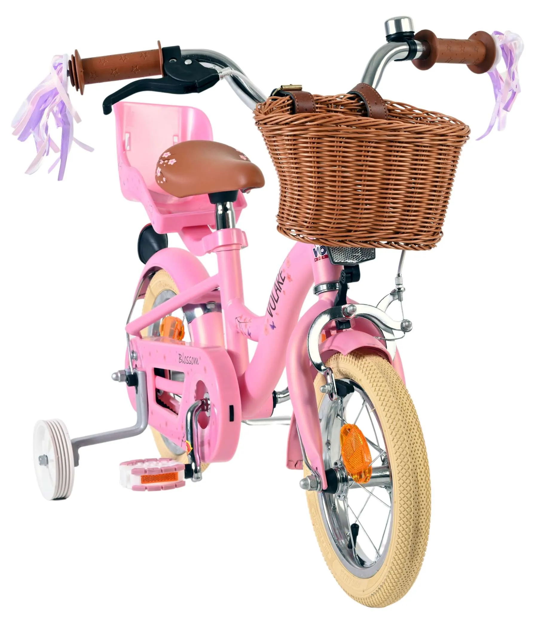 volavolare dječji bicikl blossom 12″ roze boje - slika 6