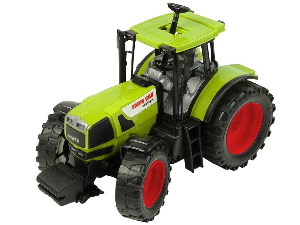 traktor s prikolicom crveno - žuti 50cm - slika 8