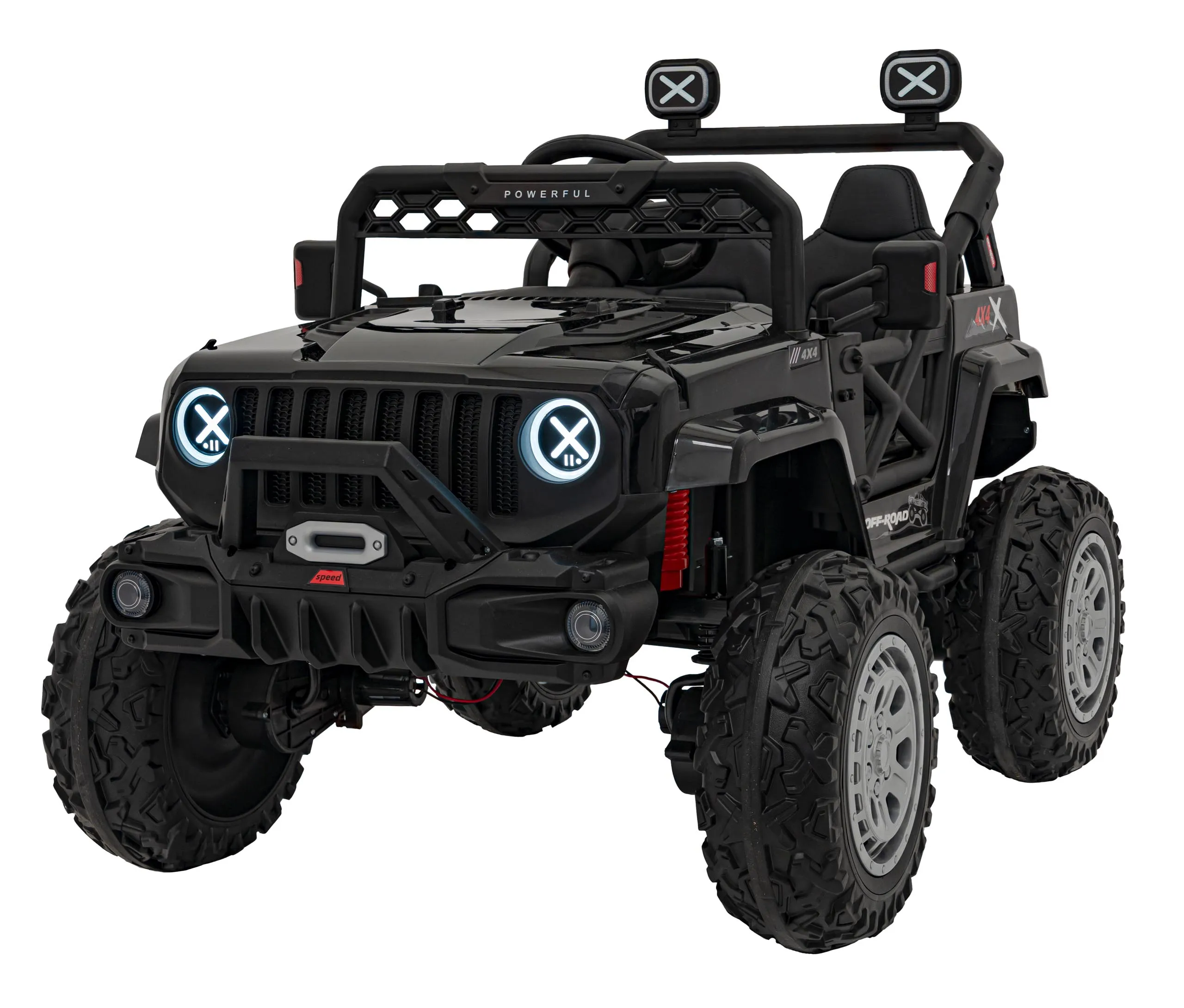off-road, auto na akumulator, crni - slika 4