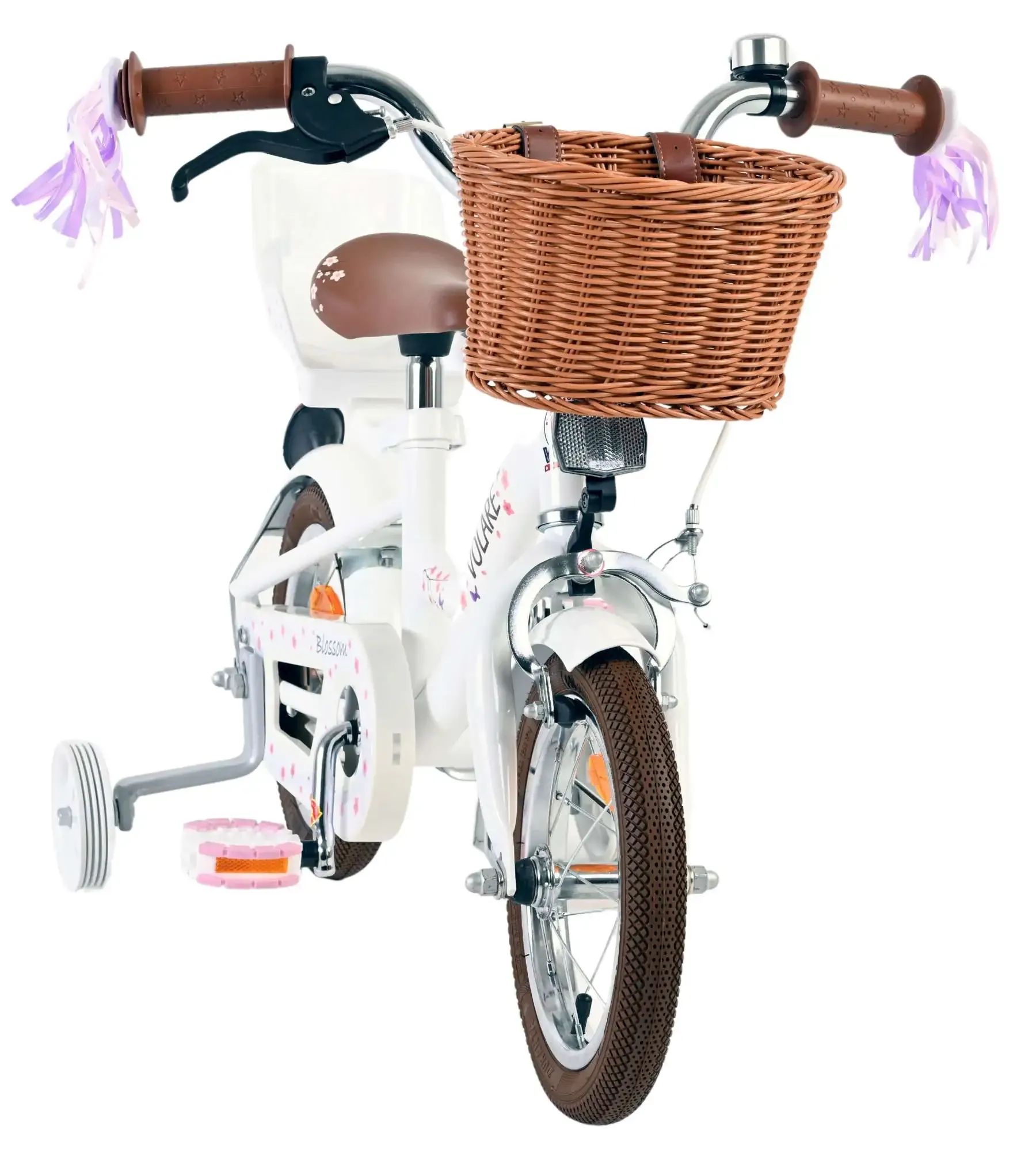 volare dječji bicikl blossom 12″ bijele boje - slika 6