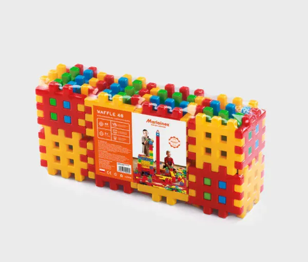 marioinex set waffle kockica 48kom. - slika 2
