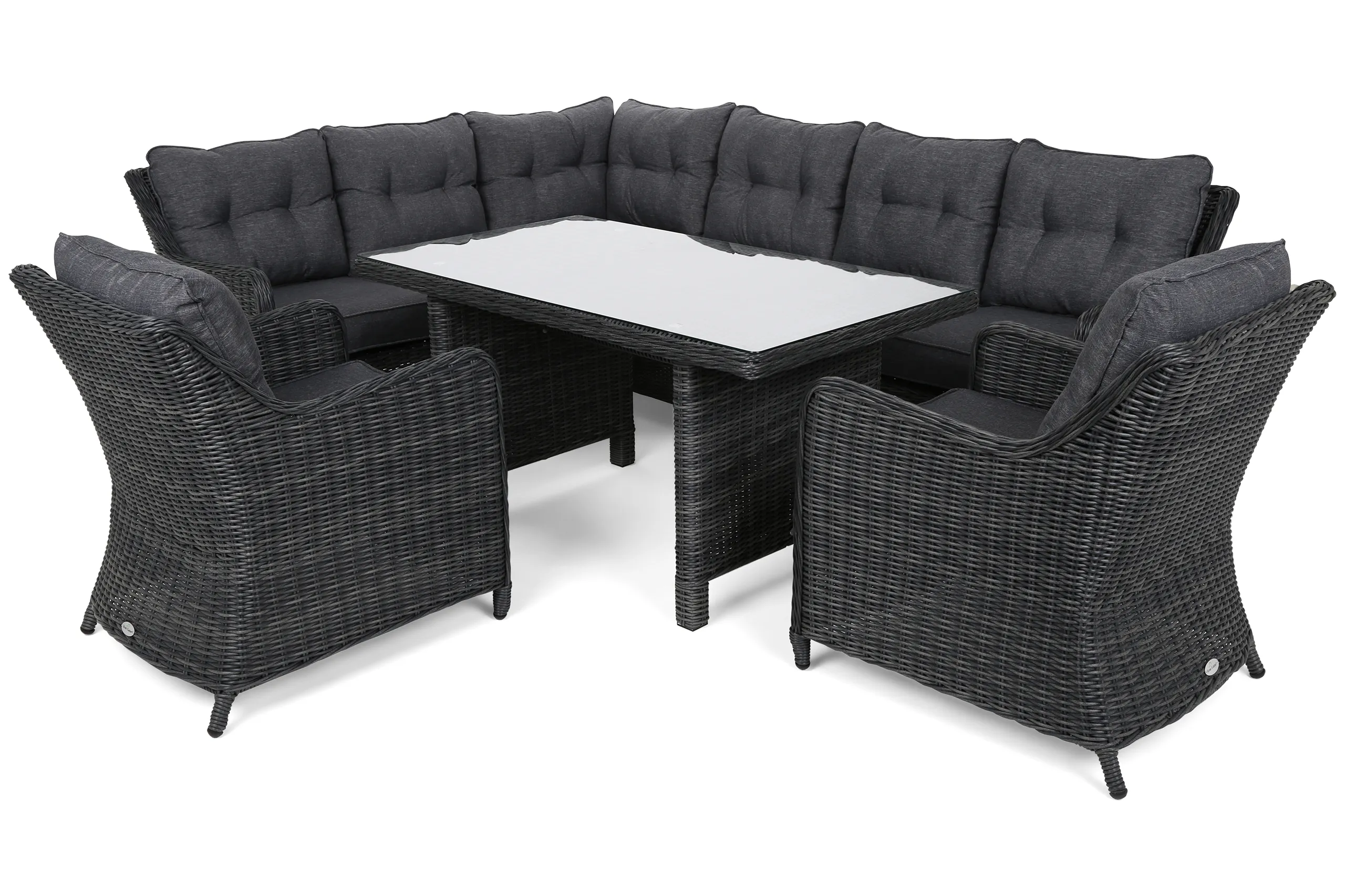 lijevi kutni set california gray / gray melange - slika 3