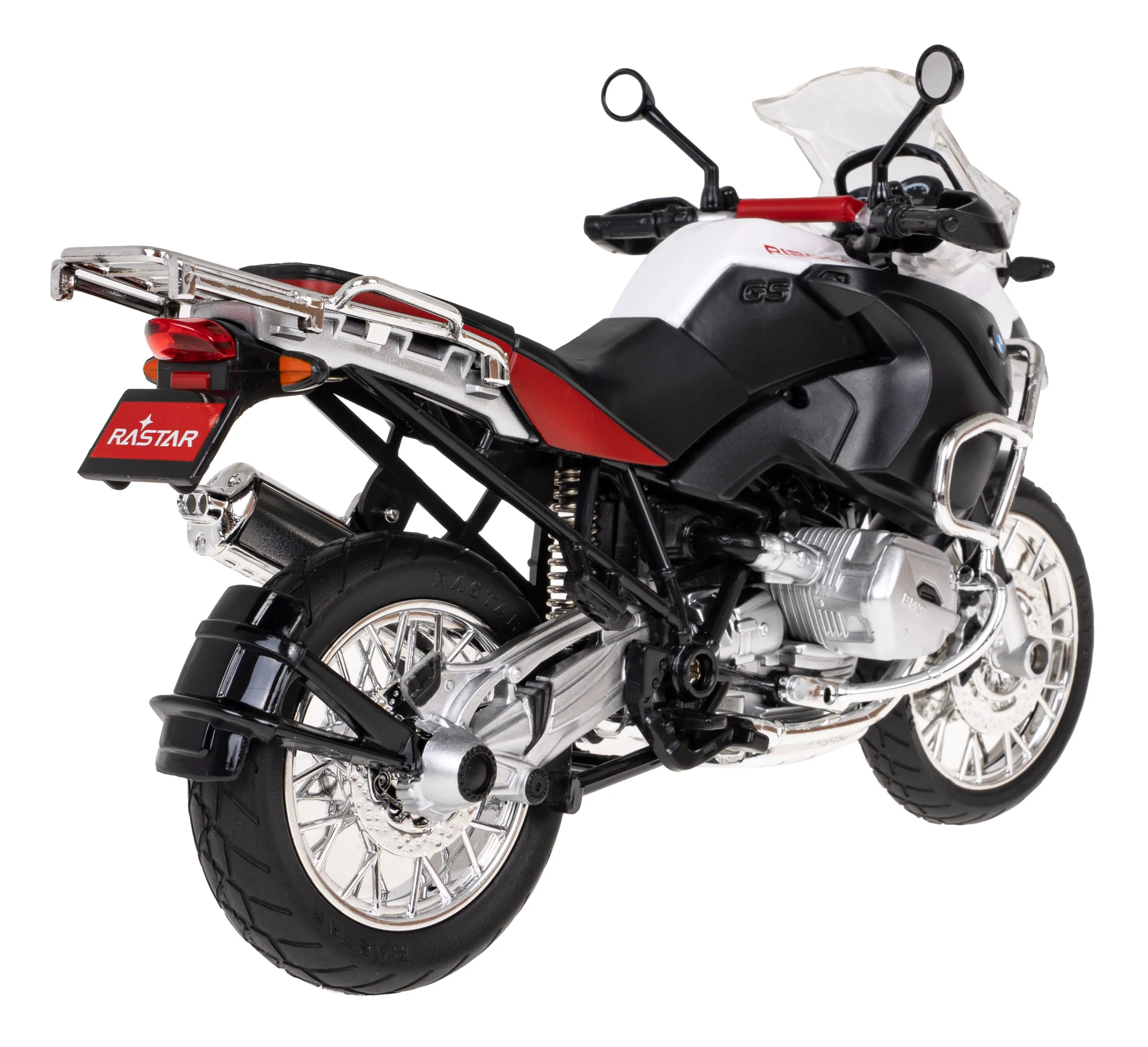 rastar motocikl bmw r1200gs 1:9 bijeli - slika 5