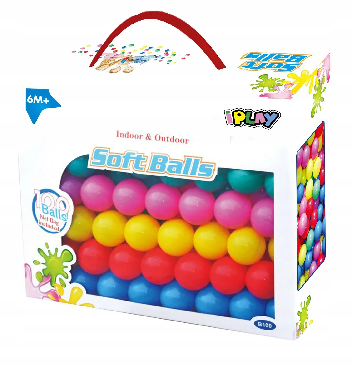 iplay set šarenih loptica 100kom. - slika 2
