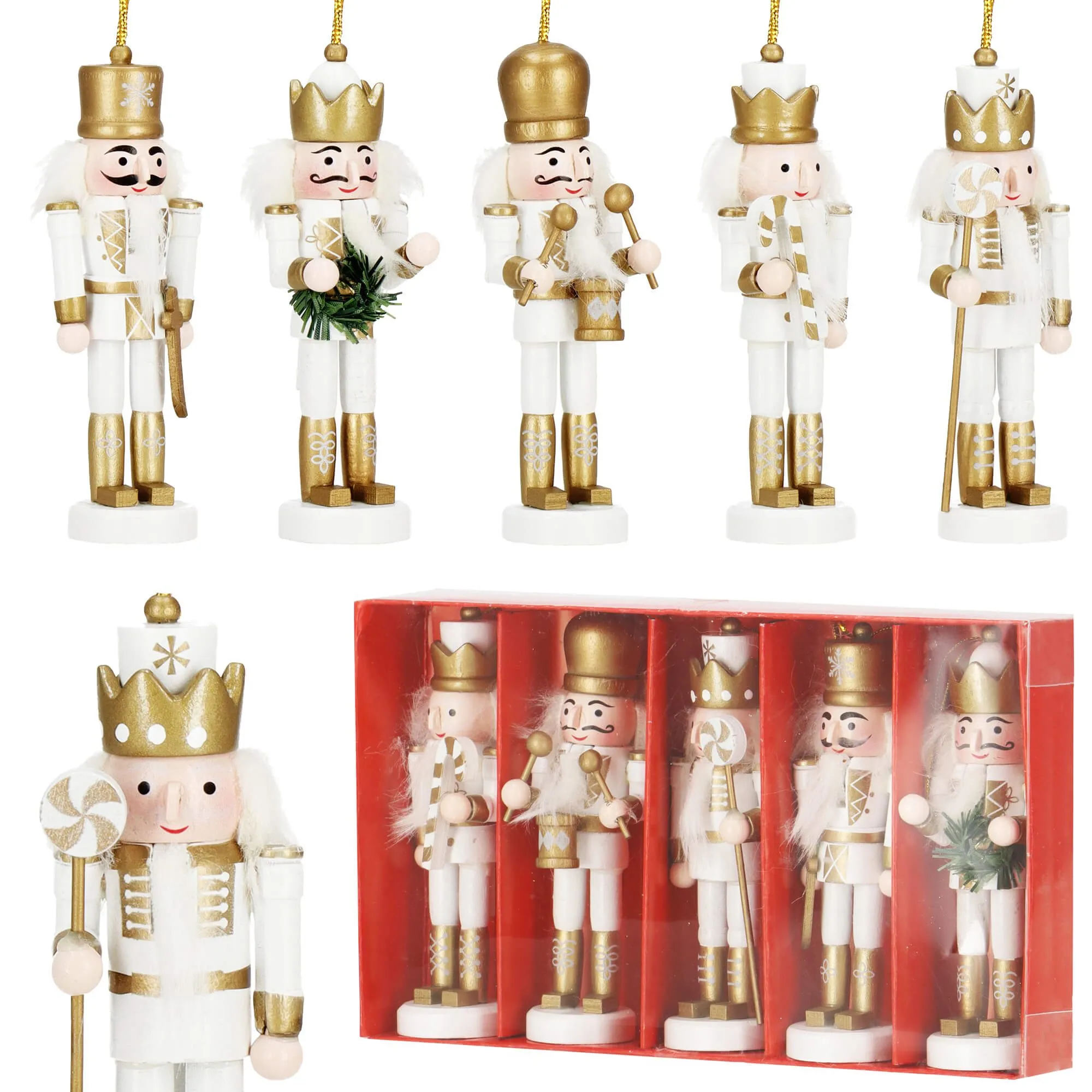 božićni ukras orašar 12,5 cm – set od 5 komada - slika 7