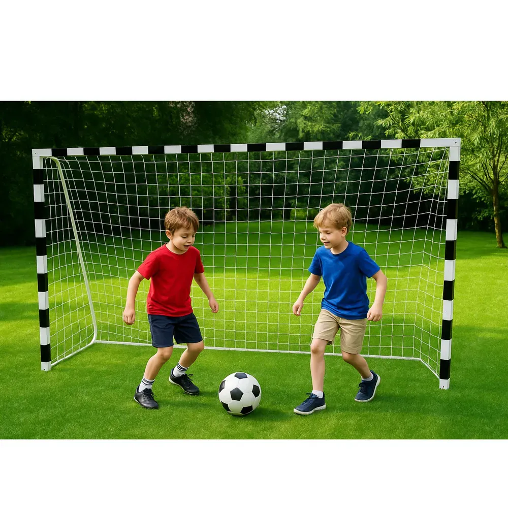 nogometni gol s kvadratnim okvirom 300x200x110 cm - slika 4