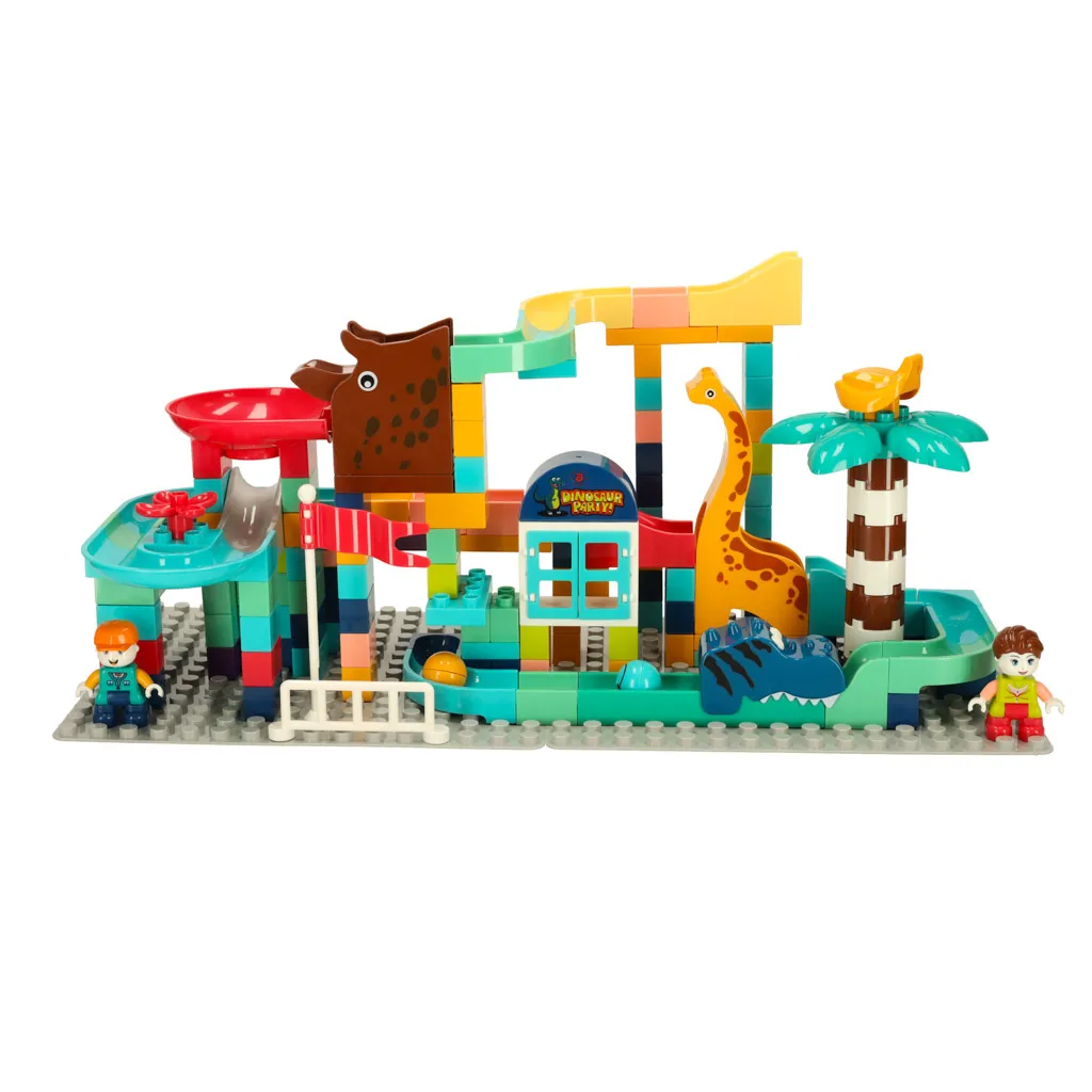 creative blocks dinosaur park staza s loptom 147 dijelova - slika 7