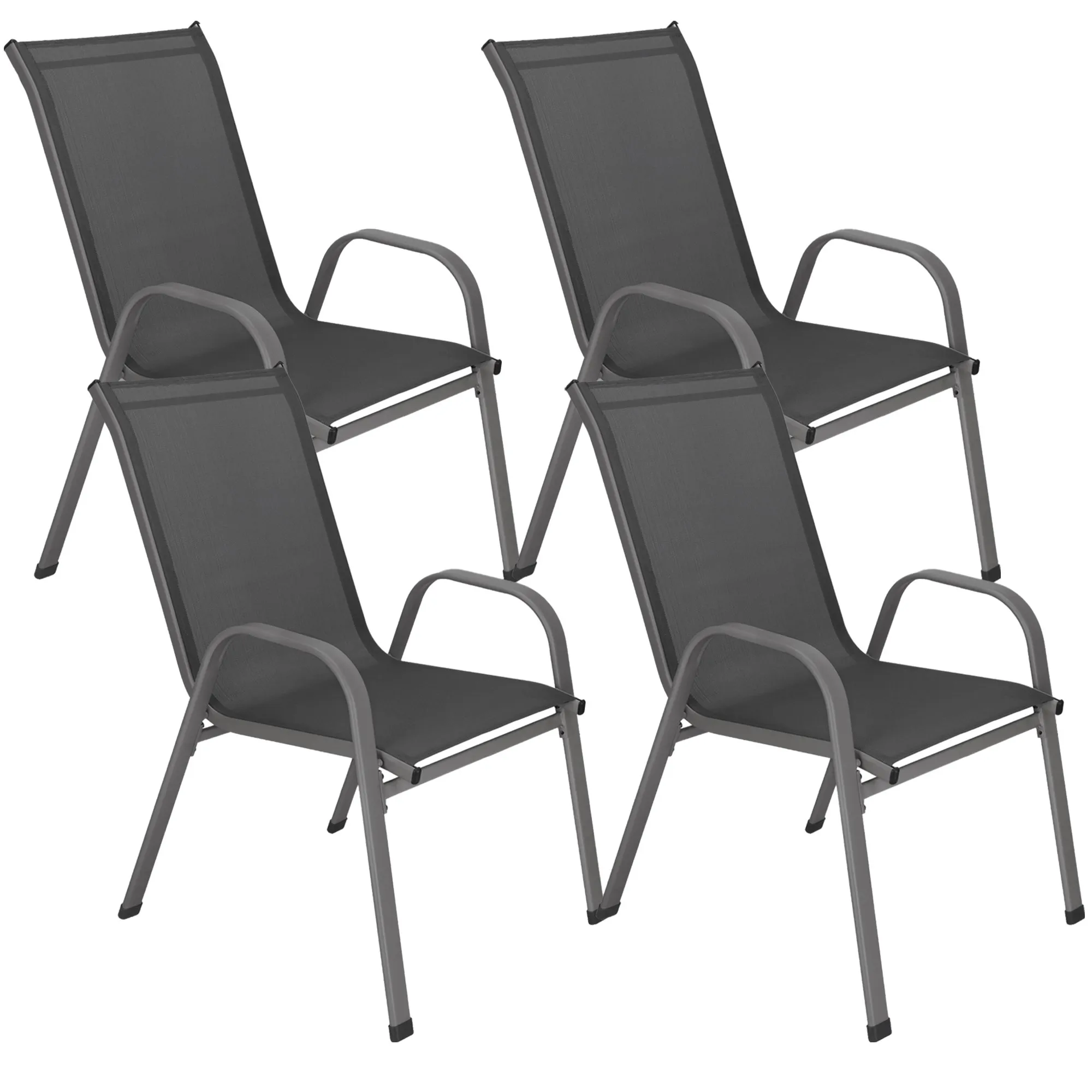 vrtna stolica 73 x 55,5 x 93 cm 4 komada - slika 3