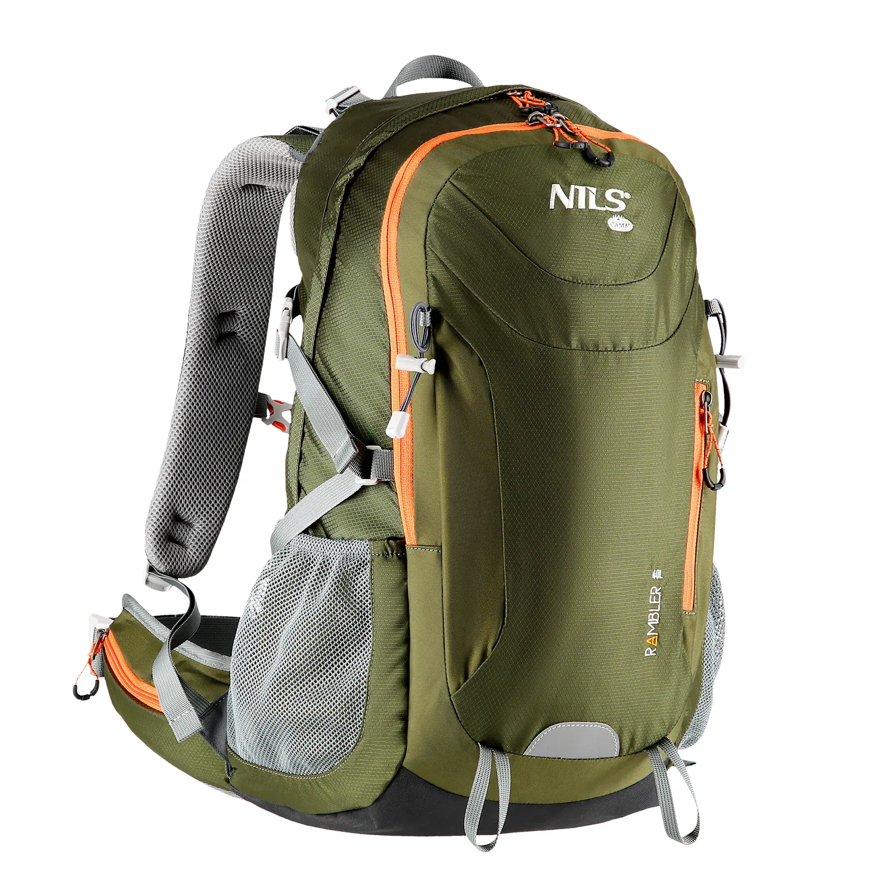 turistički ruksak zeleni rambler 40l nils camp - slika 2