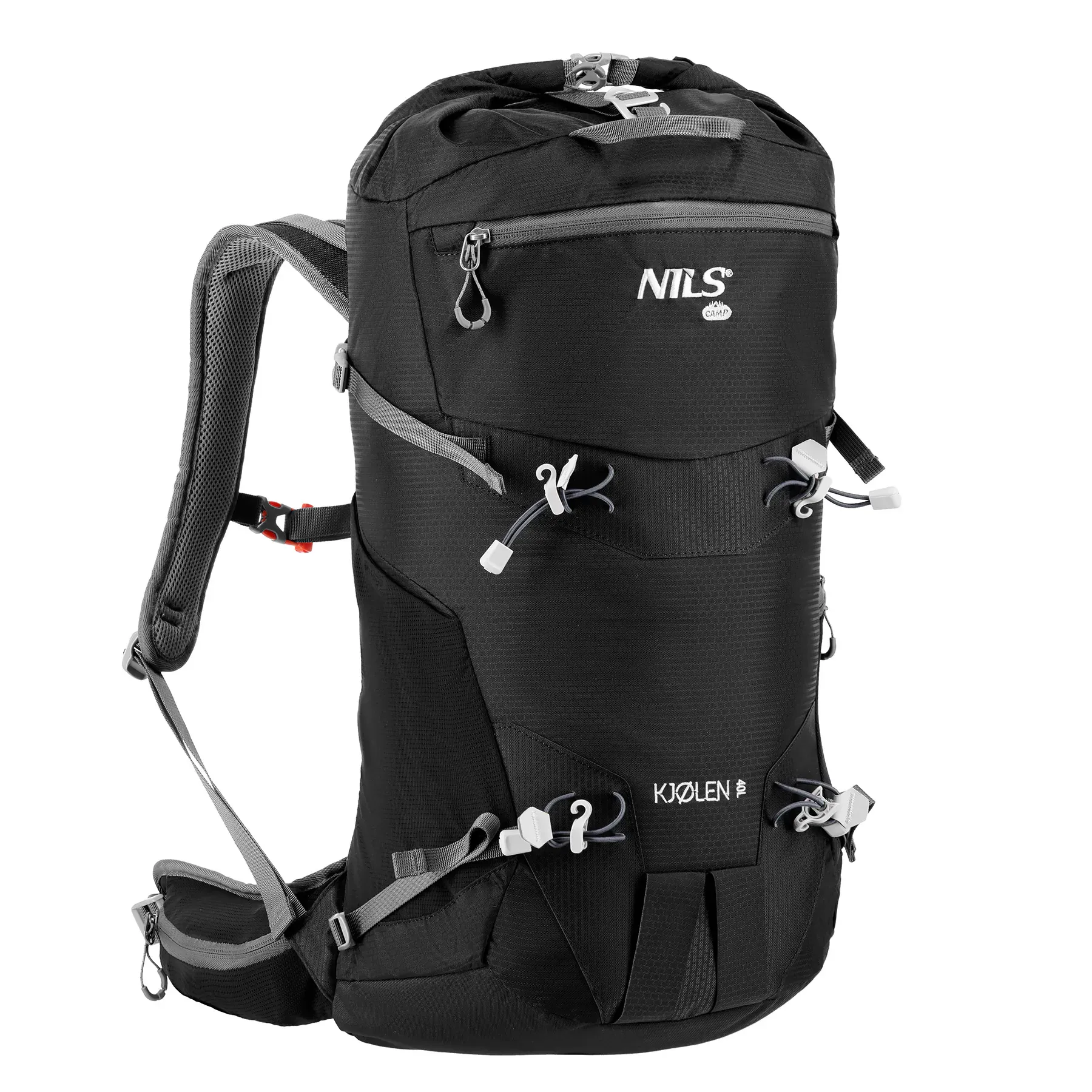 putni ruksak crna boja 40l - slika 2