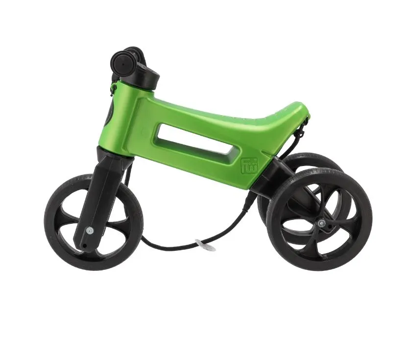 funny wheels tricikl super sport 2u1 metalic zelena - slika 5