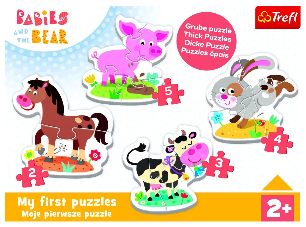 puzzle - baby classic - na farmi - slika 7